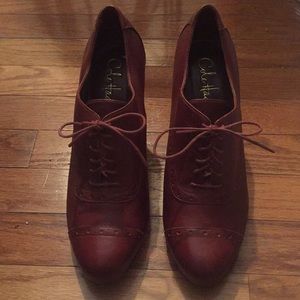 Barely Worn Brown Cole Haan Stiletto Booties